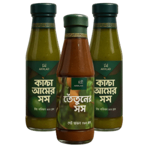 ২টি আম ও ১টি তেতুলের সস