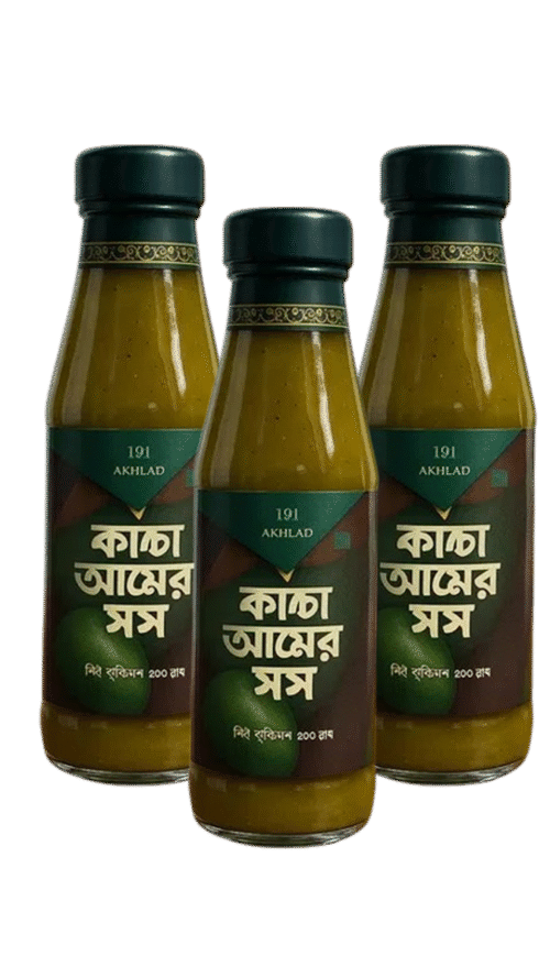 ৩৫০ গ্রাম কাঁচা আমের সস ৩ পিস